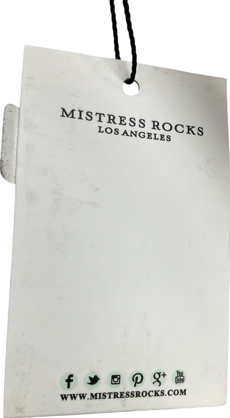 Mistress Rocks Beige Wrap Jacket In Taupe UK S