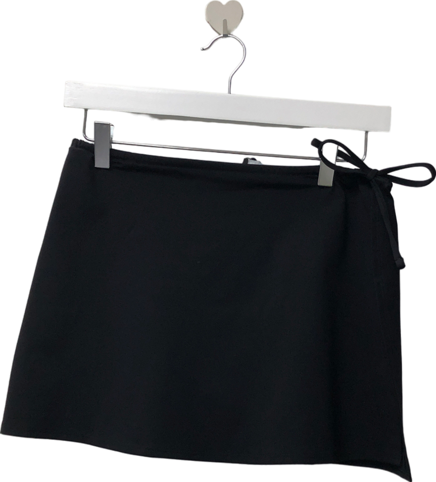 T/ALA Black Side Split Skirt UK S