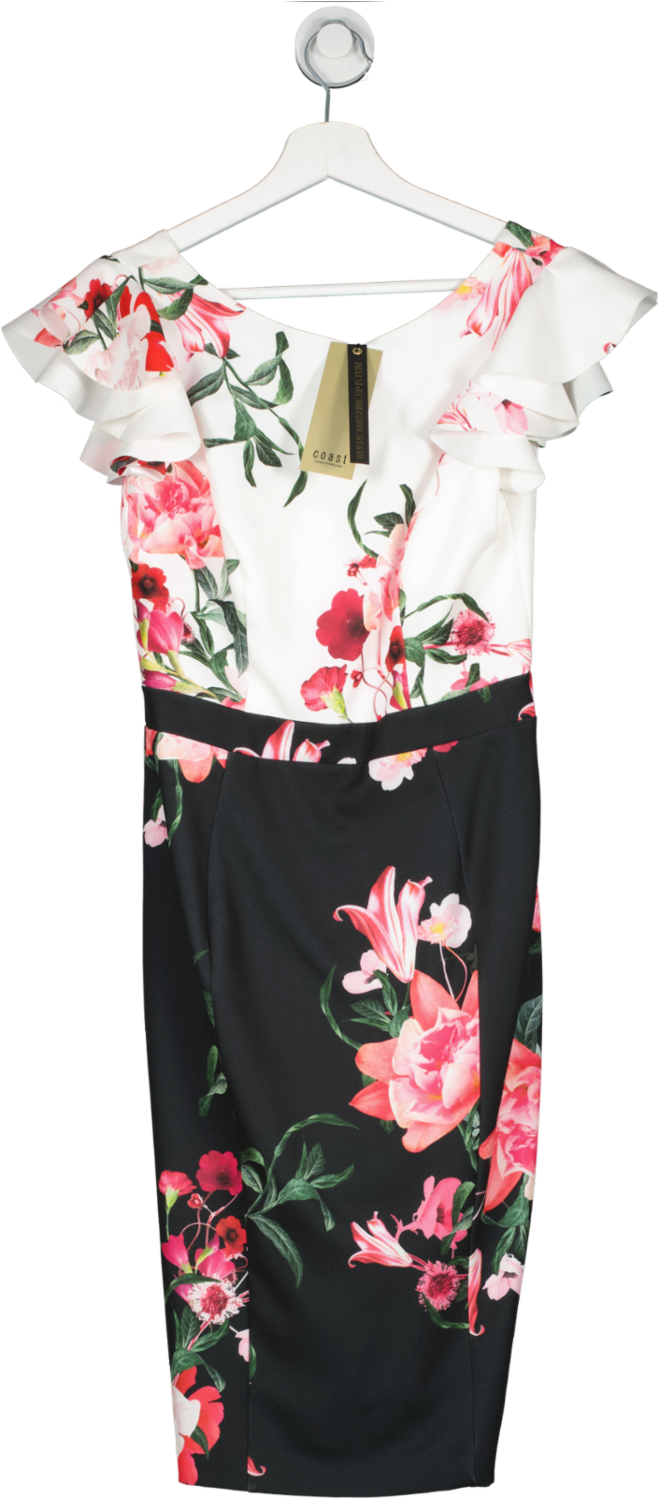 Coast Multicoloured Frieda Floral Print Shift Dress BNWT UK 8
