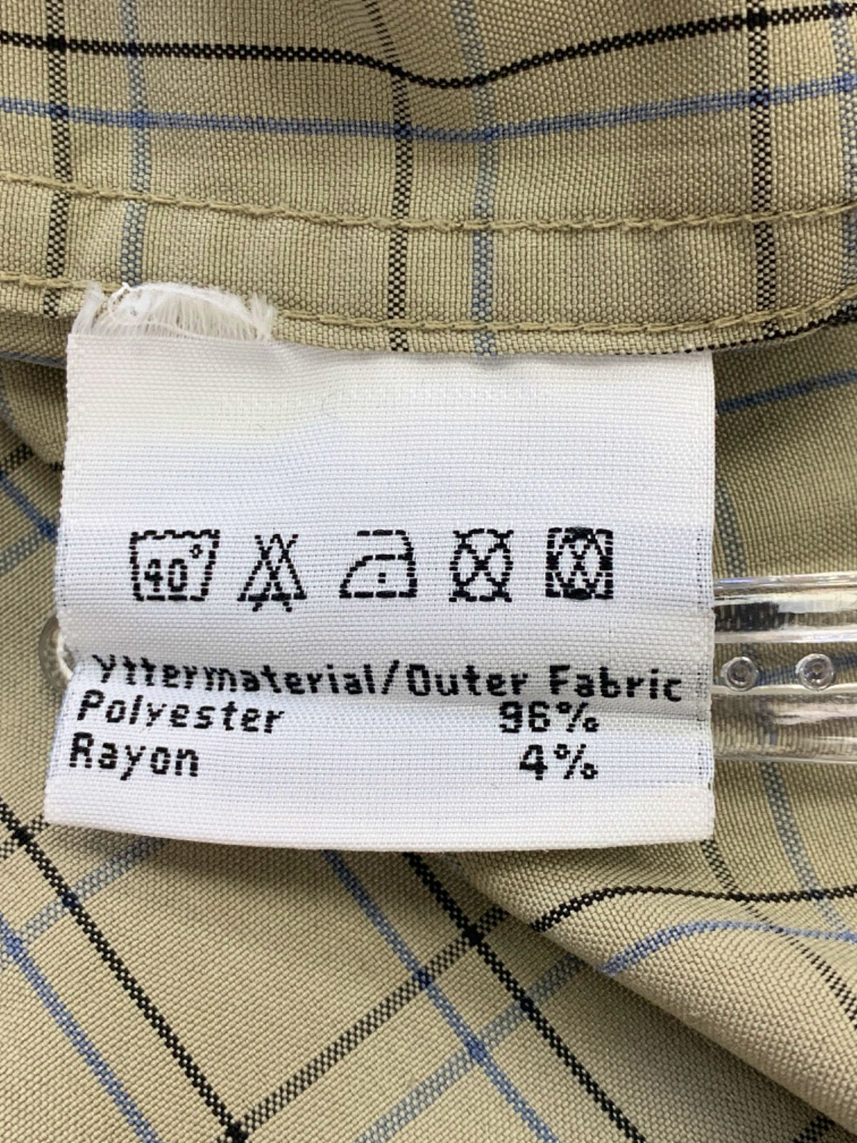 Fjällräven Beige Plaid Short-Sleeve Shirt UK XL