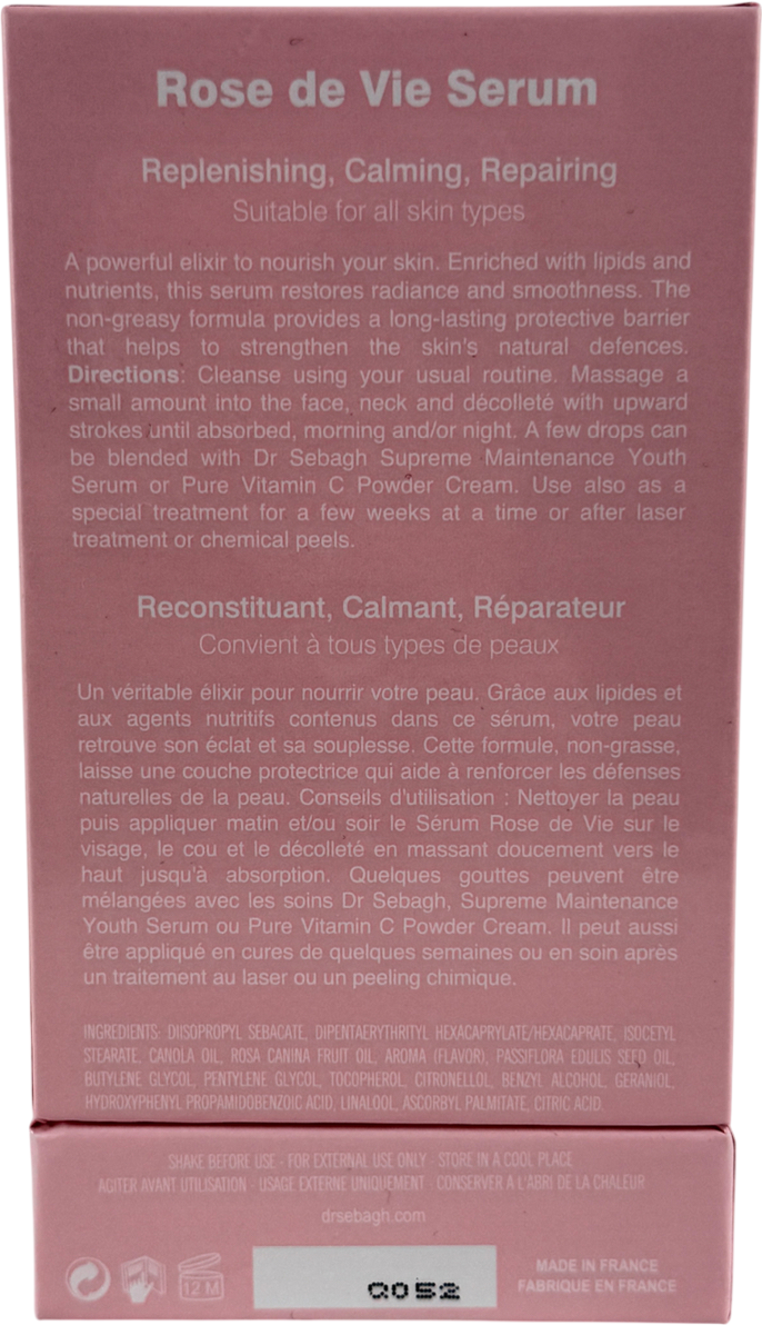 DR Sebagh Rose De Vie Serum 30ml