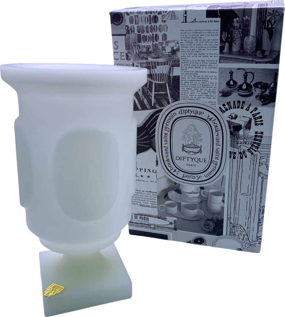 Diptyque White Antique Wax Vase PM