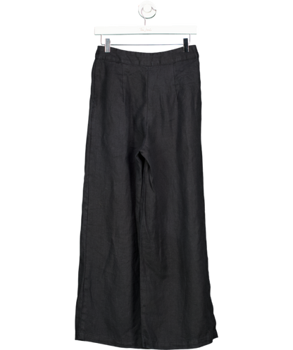 Faithful The Brand Black Wide Leg Trousers UK S