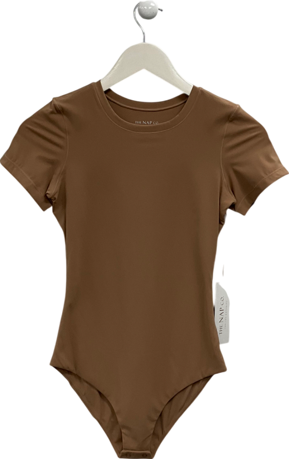 The NAP Co. Beige The Essential T Shirt Bodysuit UK S