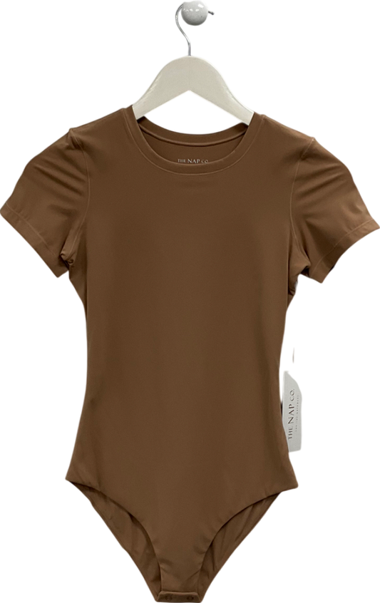 The NAP Co. Beige The Essential T Shirt Bodysuit UK S