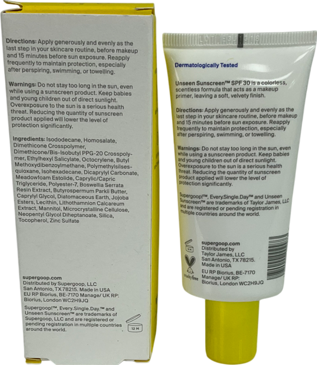 Supergoop Unseen Sunscreen Spf 30 50ml