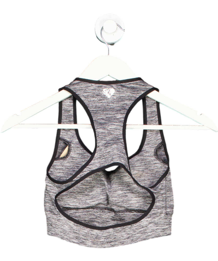 Womens Best Grey Seamless Sports Bra UK XS