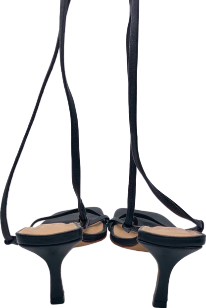 LPA Black Strappy Heeled Sandals UK 5