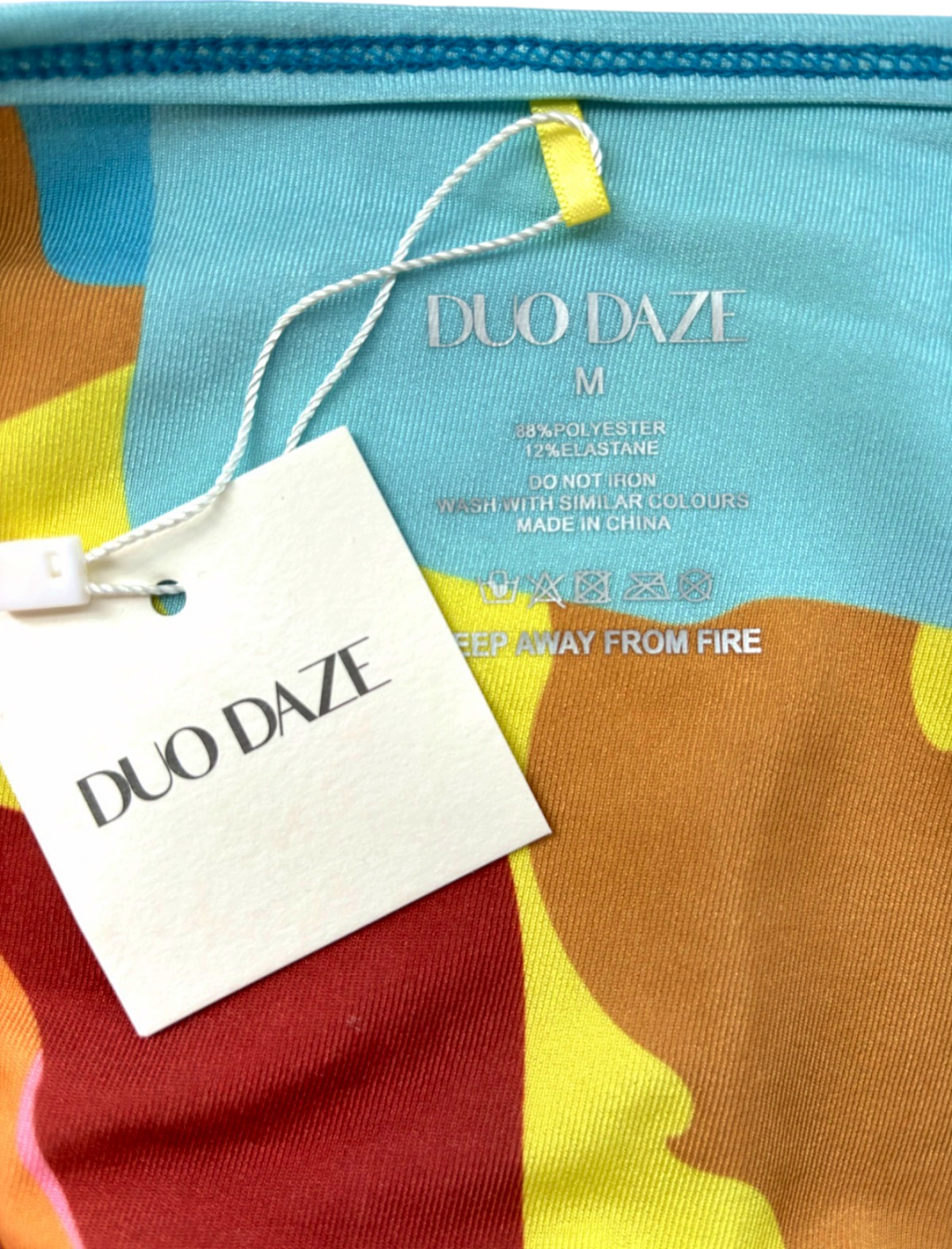 Duo Daze Multicoloured Camo Bikini UK M