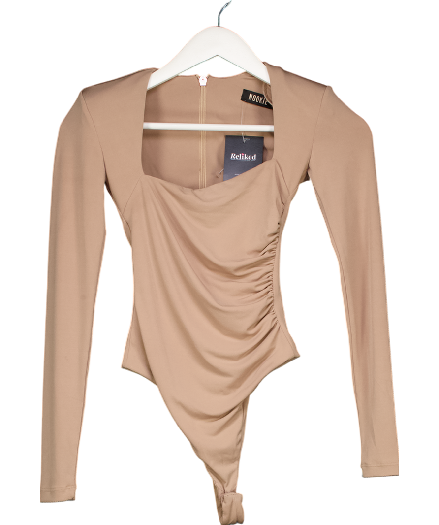 Nookie Beige Irina Bodysuit UK XS