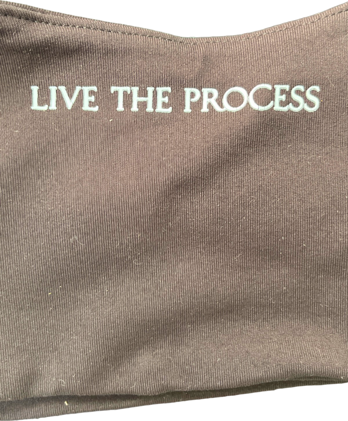 Live The Process Taupe Cropped Tank Top and Leggings UK Size 6