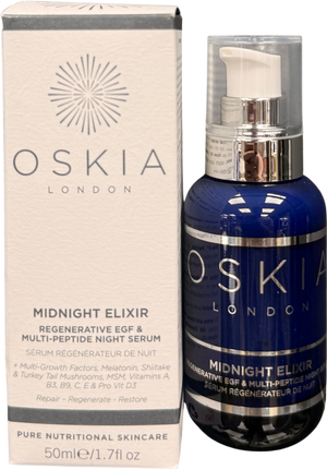 Oskia Midnight Elixir Egf Regenerative & Multi-peptide Night Serum Universal 50ml