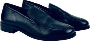 TOPSHOP Corrie Real Leather Flat Shoe Loafer In Black UK 5 EU 38