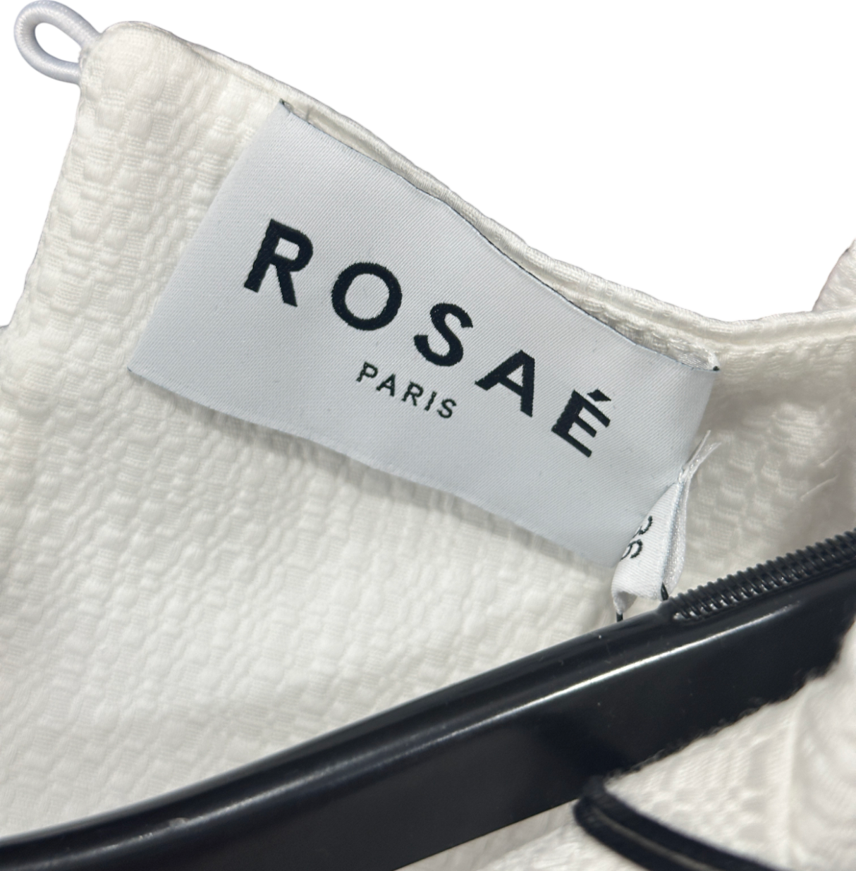 ROSAÉ PARIS White Le Amandiers Sleeveless Top UK 8