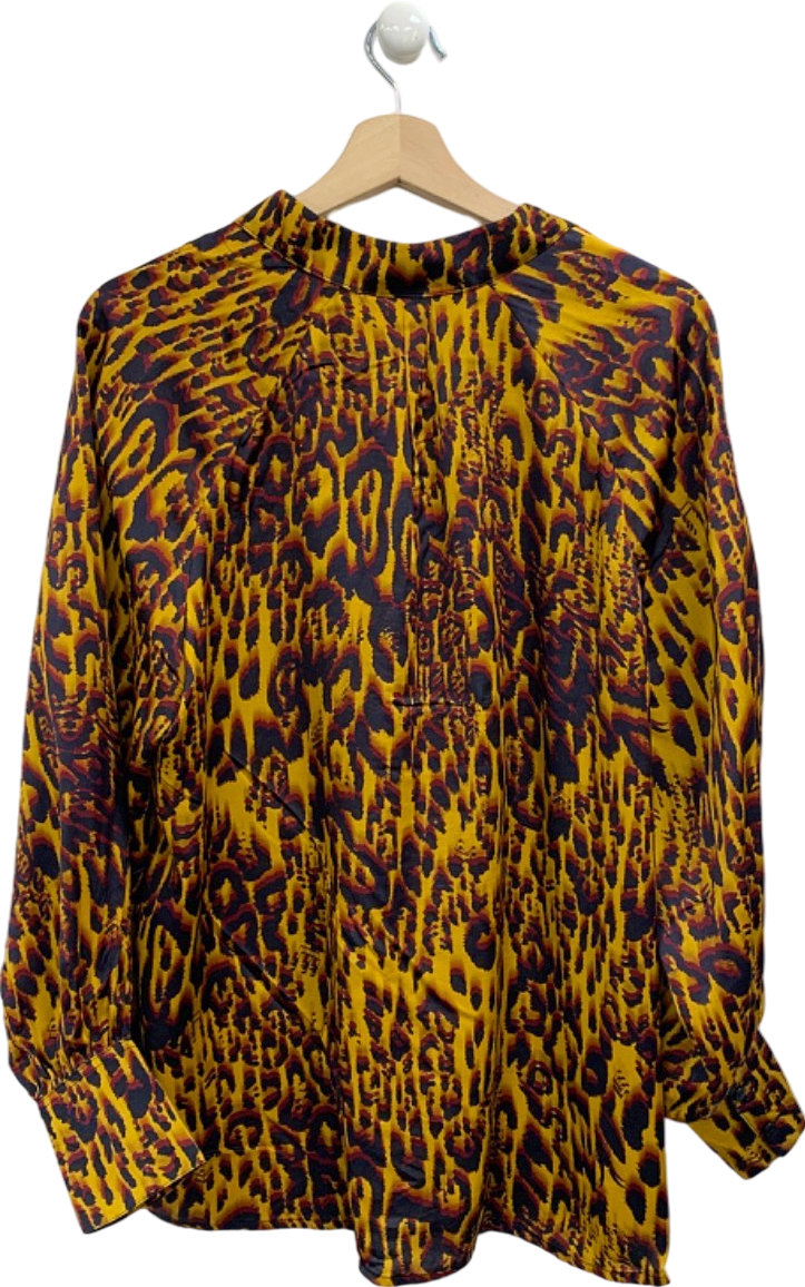 AllSaints Yellow Oana Shirt UK 6