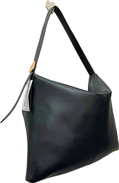 Next Black Leather Hobo Bag One Size