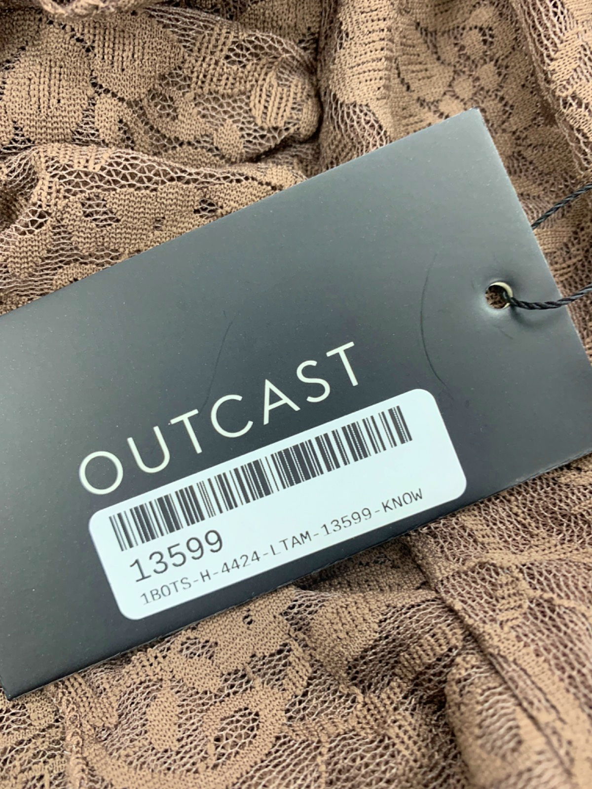 Outcast Brown Emerson Mini Skirt UK S