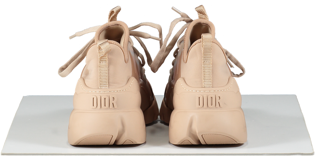 Dior D-connect Sneaker Nude Technical Fabric Trainers UK 4.5 EU 37.5 👠