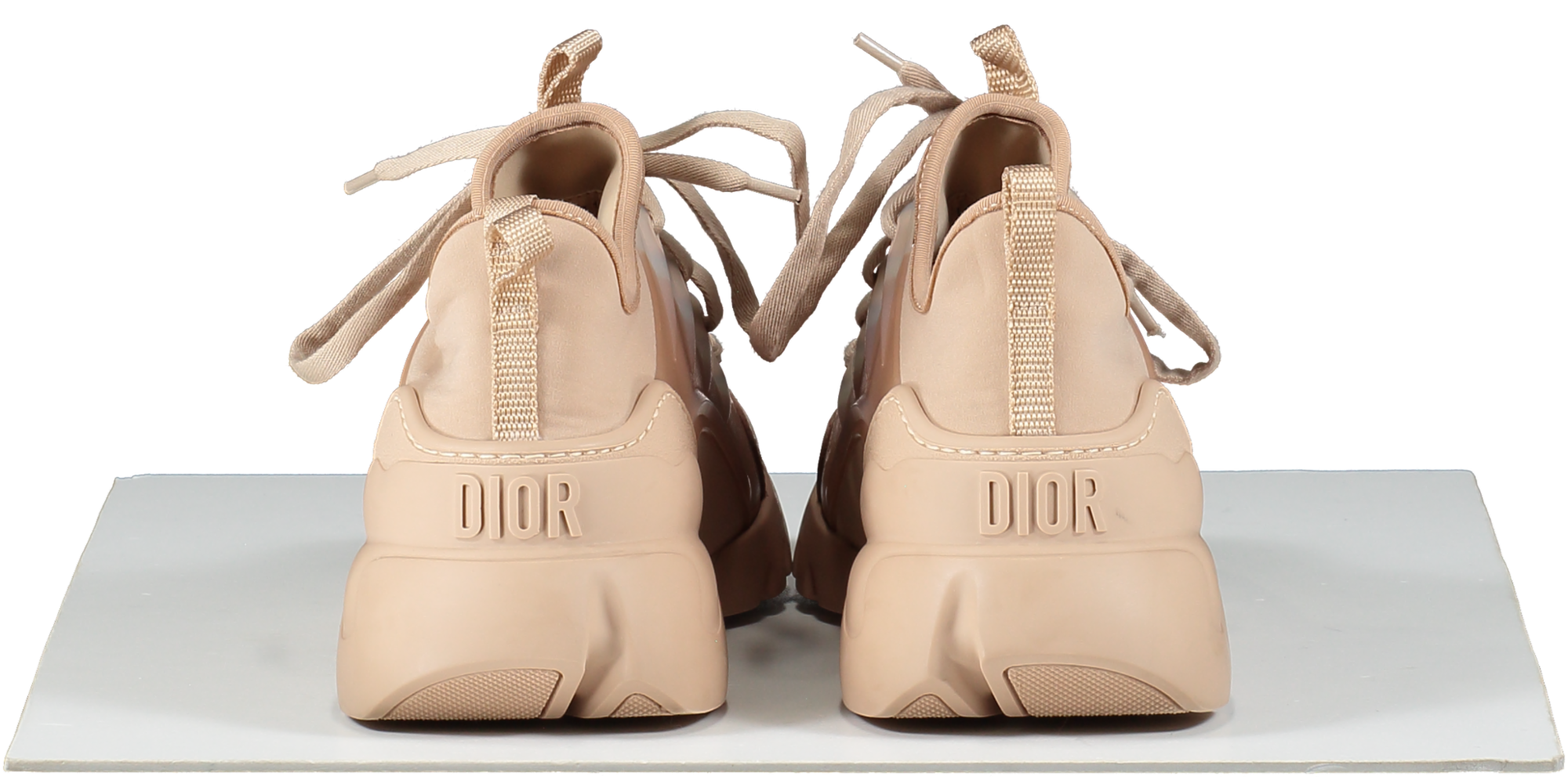 Dior D-connect Sneaker Nude Technical Fabric Trainers UK 4.5 EU 37.5 👠