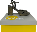 boden Metallic Twist Front Platform Sandals UK 7 EU 40 👠