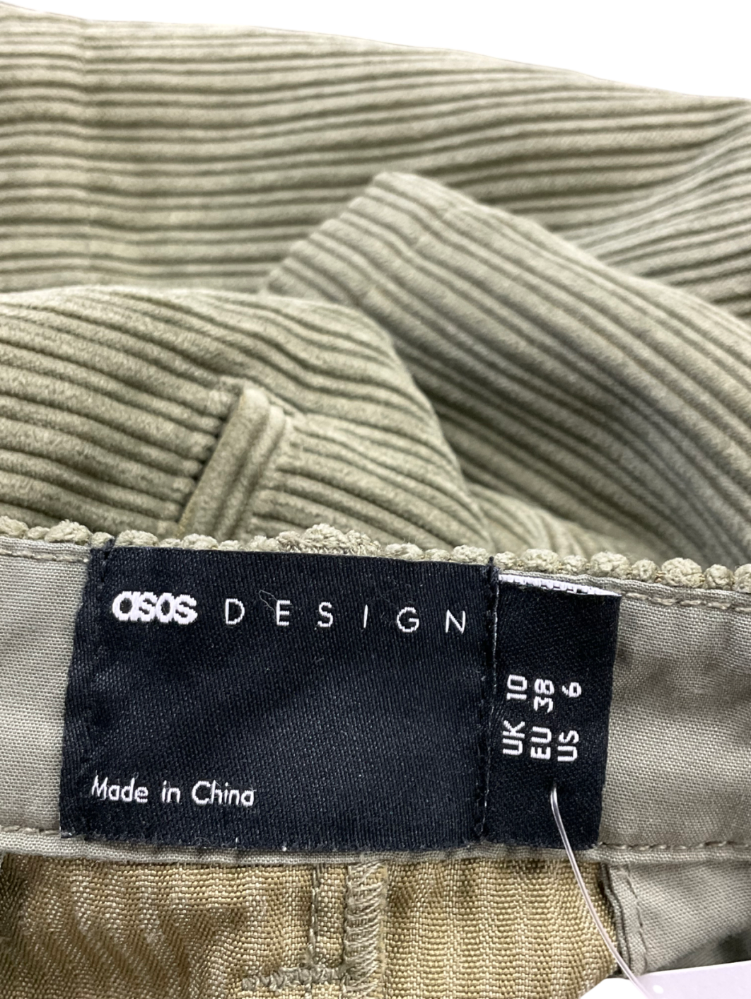 ASOS Green Belted Micro Mini Skirt UK 10