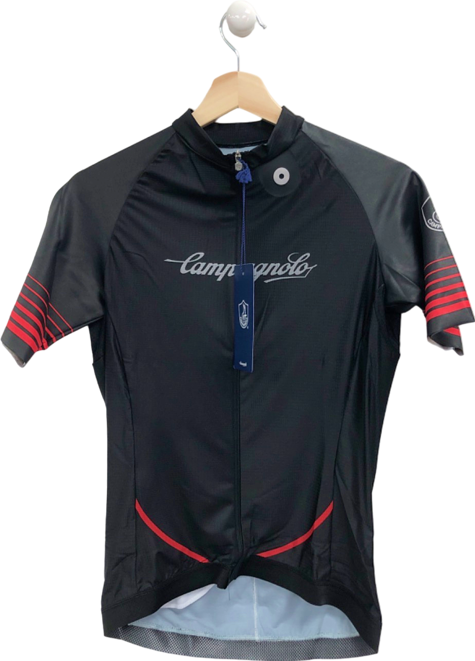 Campagnolo Black Cycling Jersey Top SZ XL