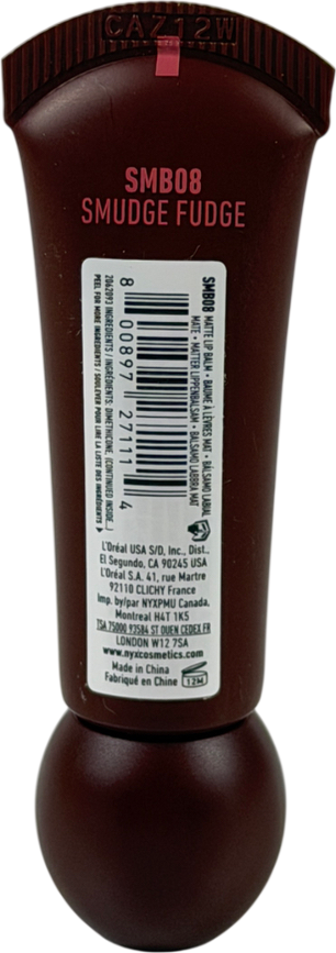 NYX Makeup Smushy, Matte Lip Balm Smudge Fudge 8ml