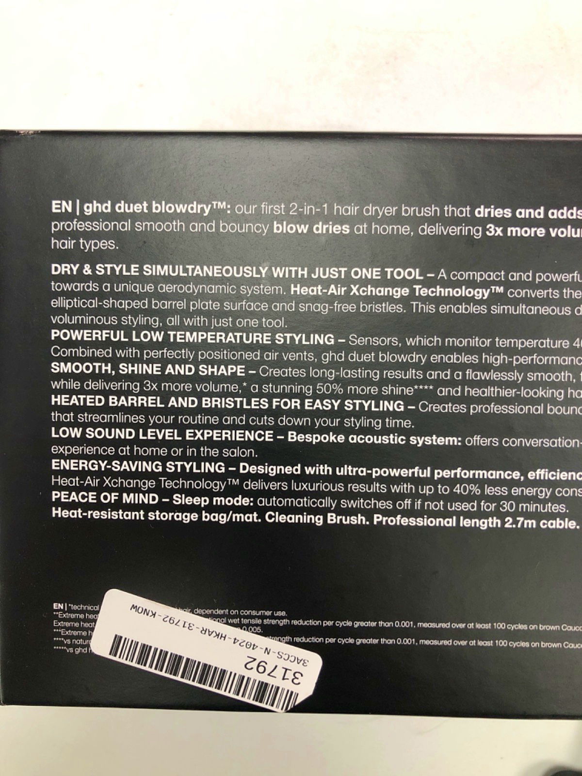 GHD White Duet 2-in-1 Ceramic Hot Hair Styler - White