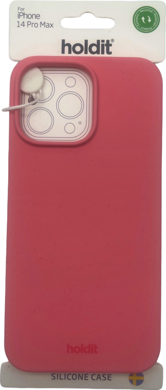Holdit Pink Silicone Case for iPhone 14 Pro Max