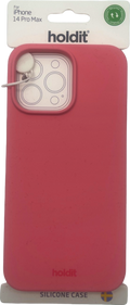 Holdit Pink Silicone Case for iPhone 14 Pro Max