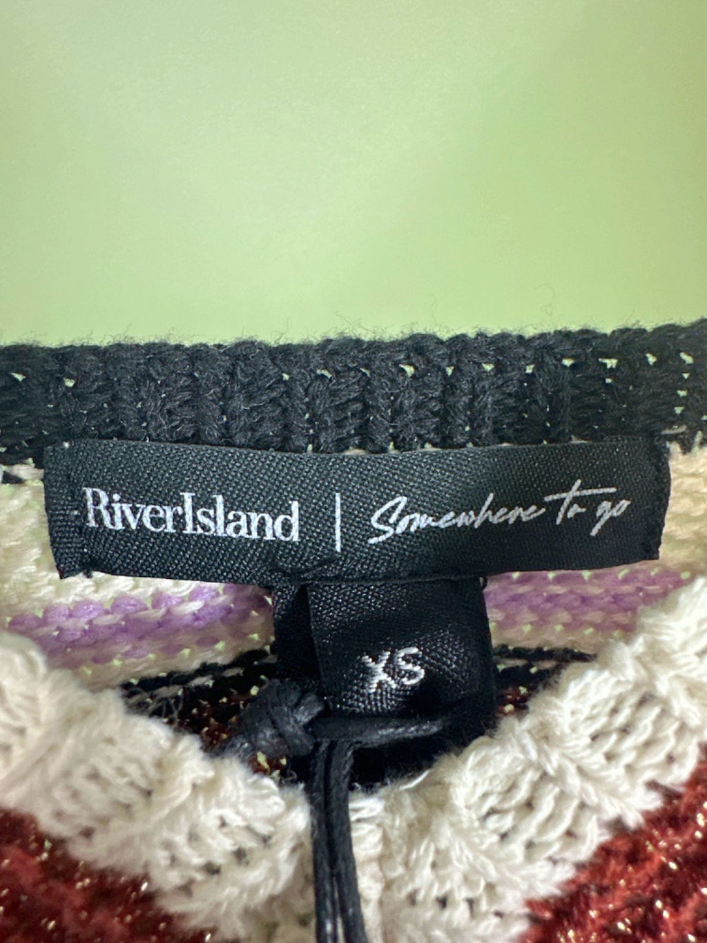 River Island Multicoloured Maxi Dress XS