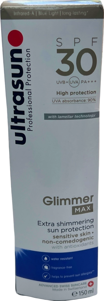 Ultrasun SPF 30 Glimmer Max 150ml