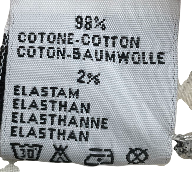 Roberto Cavalli Vintage White Zebra Print Embellished Straight Leg Jeans UK L