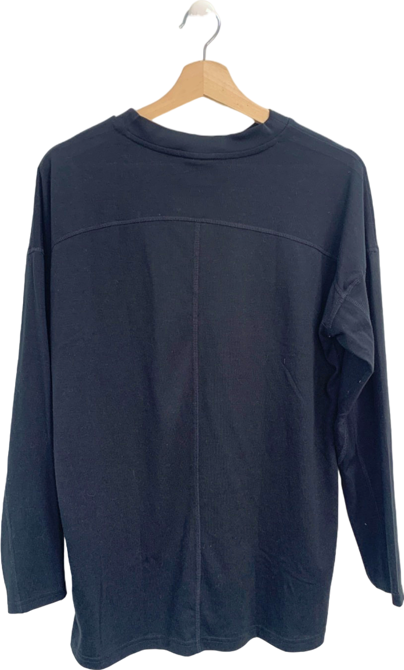 Gymshark Black Long Sleeve T-Shirt UK S