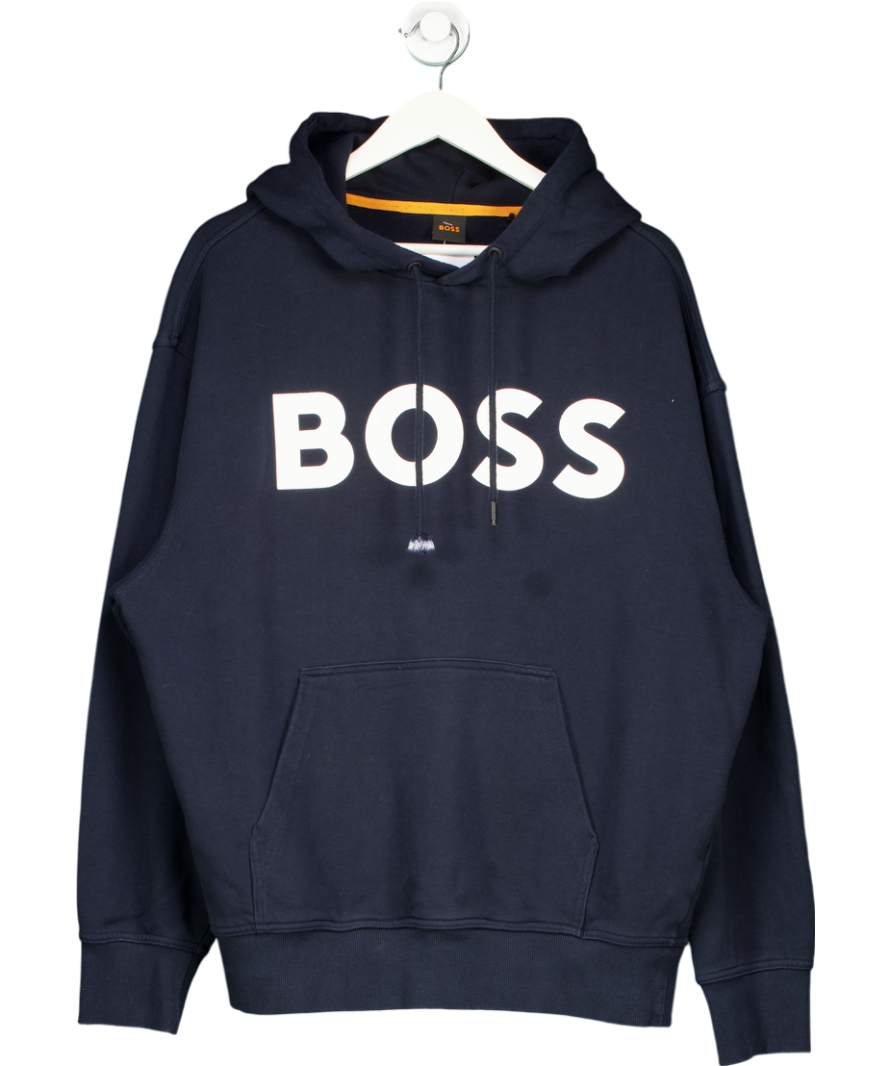 BOSS Blue Soody Hooded Sweatshirt UK XXL