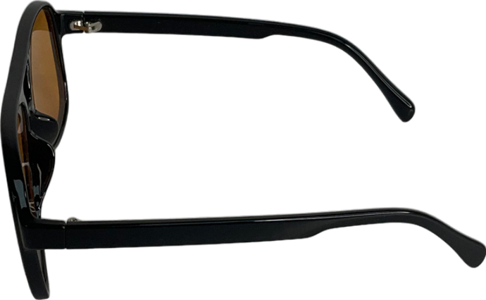 Vehla Black Dixie  Sunglasses in Case- Black/toffee