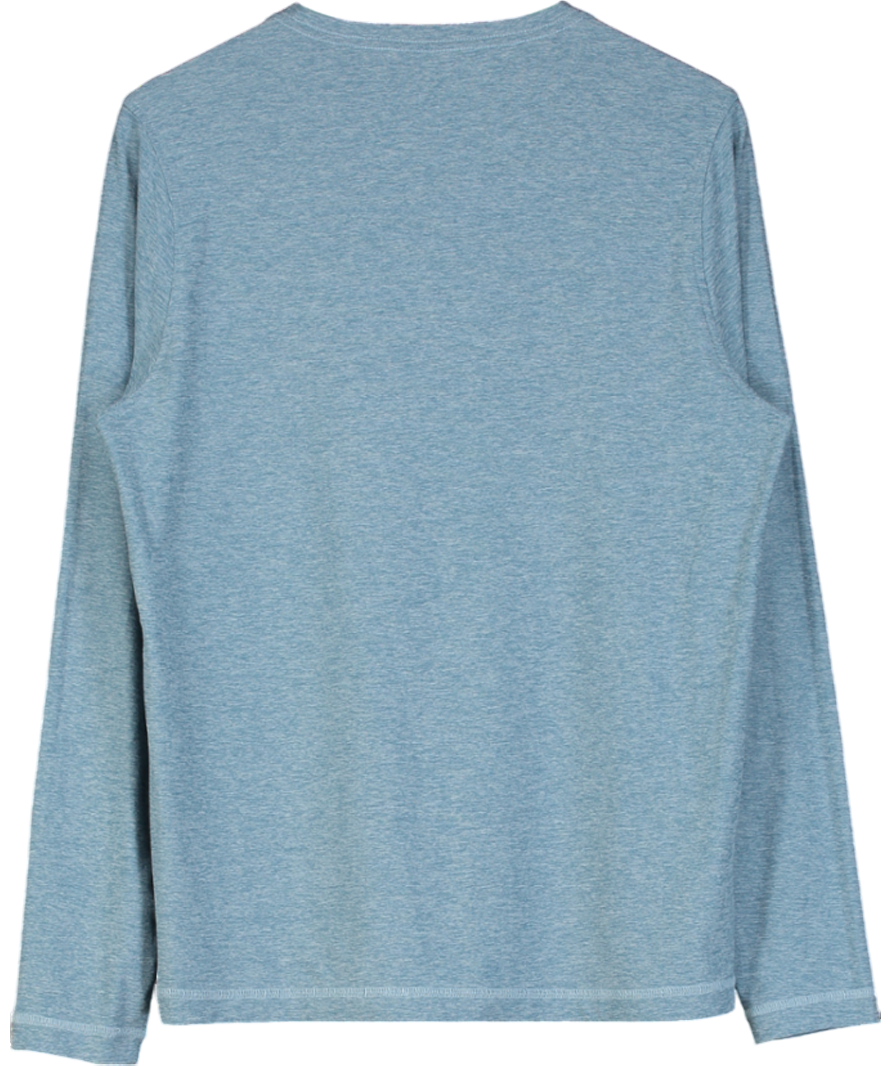 vuori Blue Long-sleeve Strato Tech Tee UK M