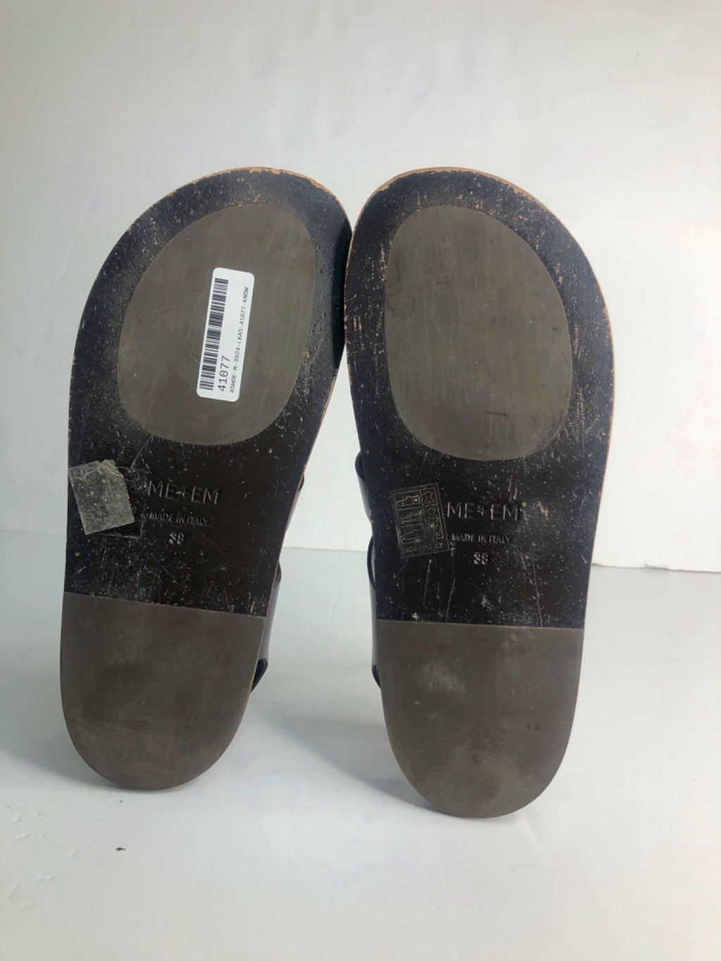 ME + EM Brown Leather Huarache Sandals UK 5