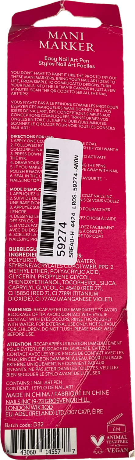 Nails Inc Mani Marker 3ml