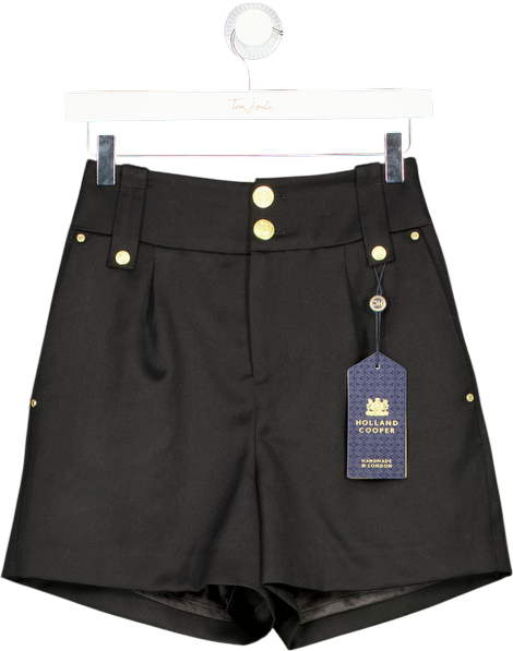 HOLLAND COOPER Luxe Tailored Short Black UK 6