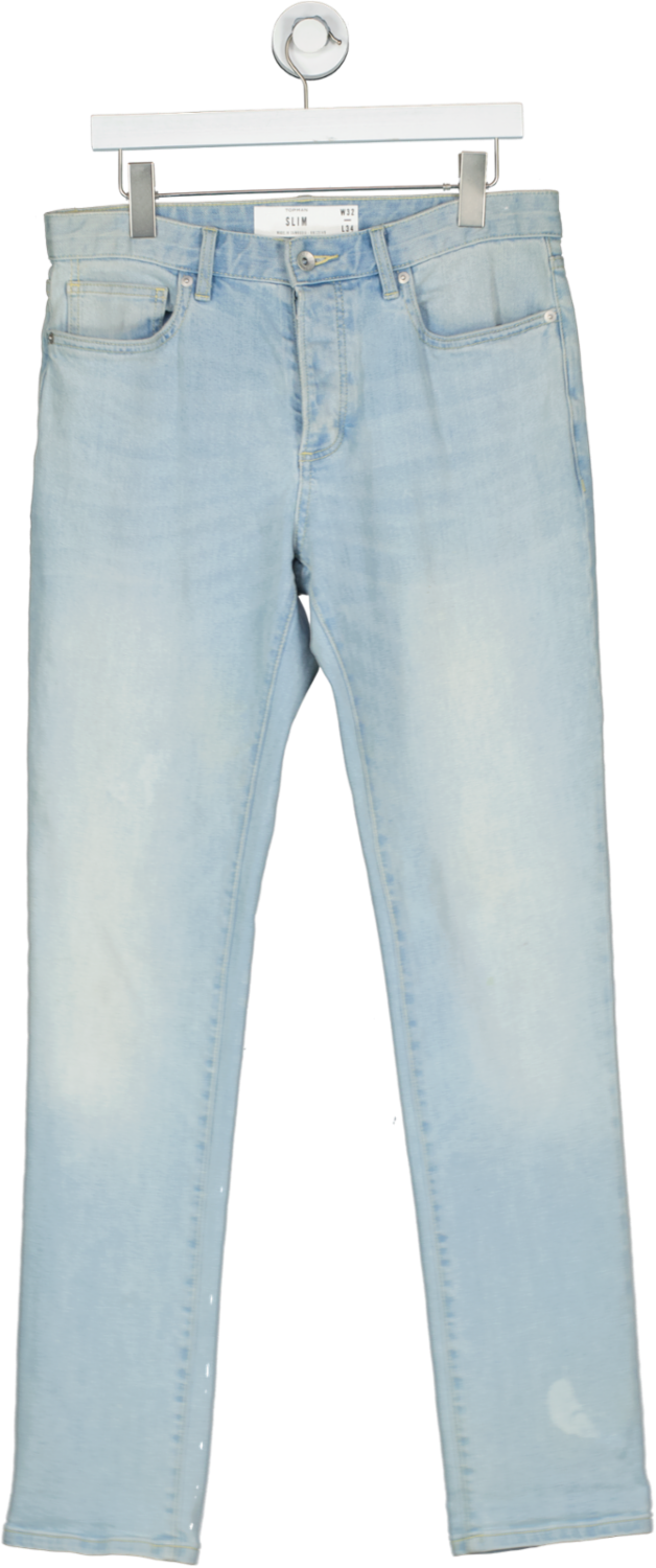 Topman Blue Slim Jeans W32