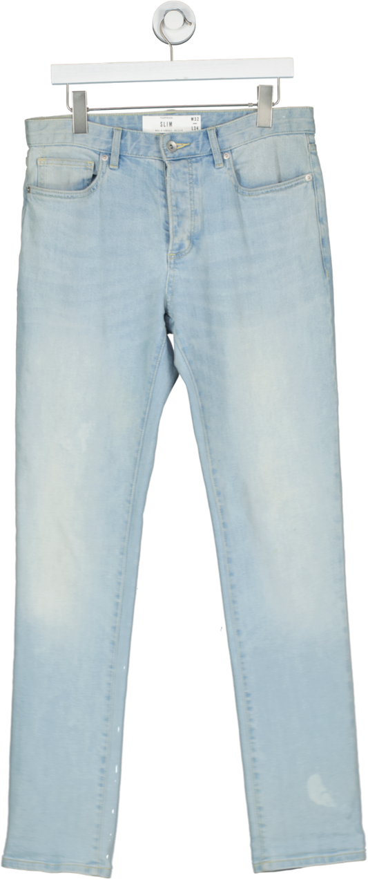 Topman Blue Slim Jeans W32