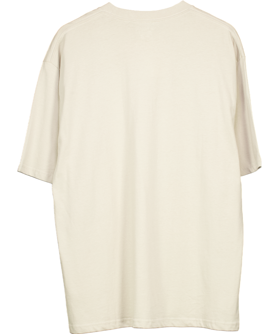 William Scott Beige Oversize Golf T-shirt UK L