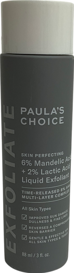 Paula's Choice 6% Mandelic + 2% Lactic Acid Liquid Exfoliant 88ml