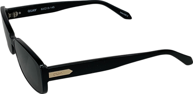 QUAY Black Frame / Black Polarized Lens One Size