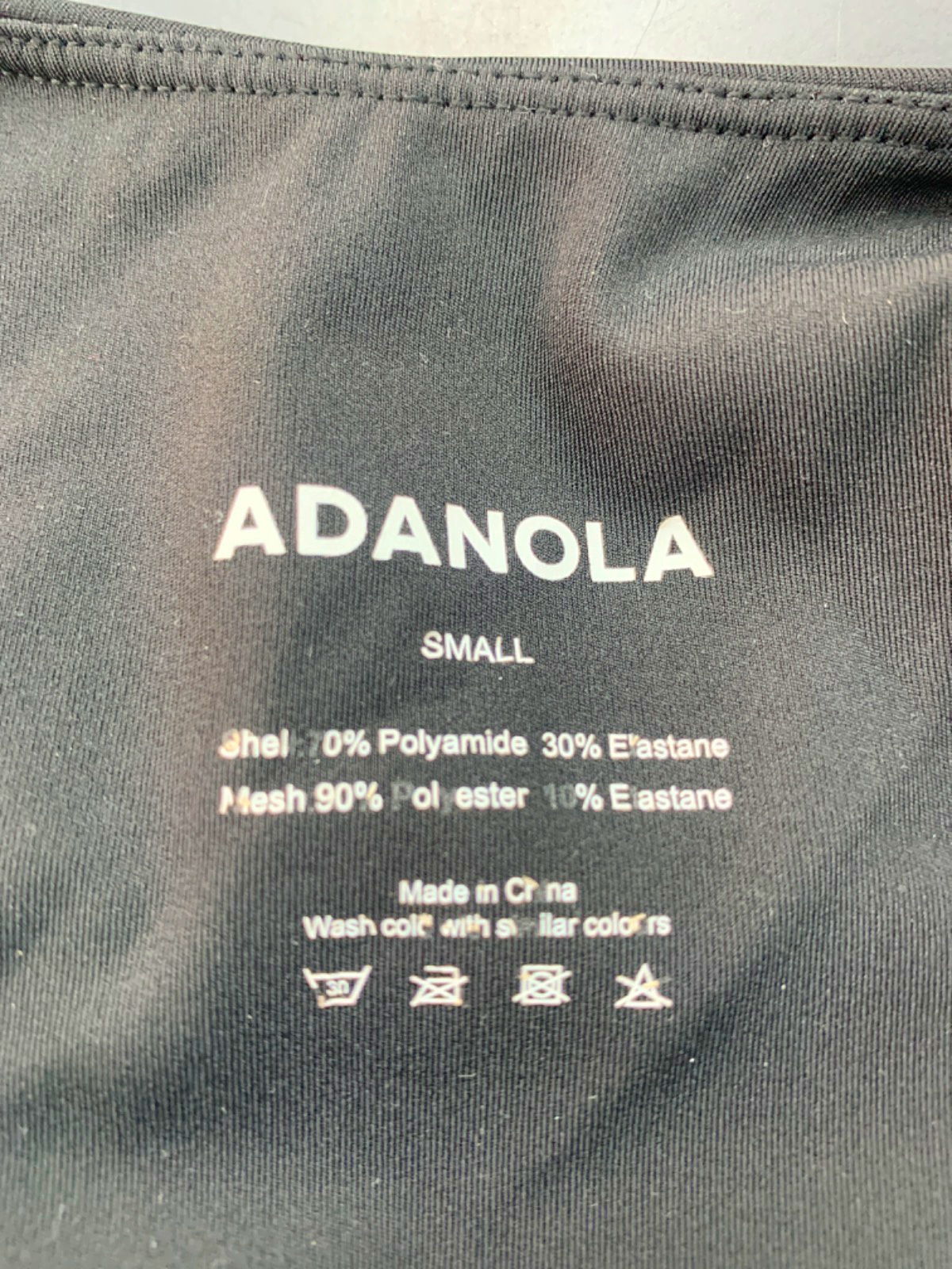 Adanola Black Tank Top UK S