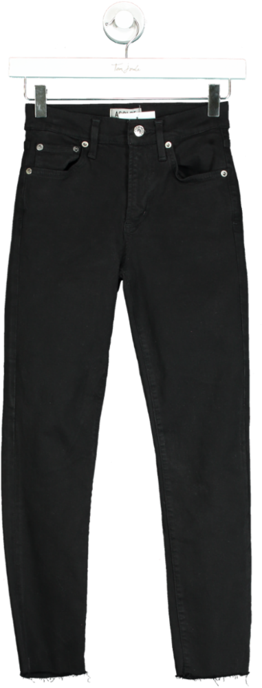 AGOLDE Black Sophie Crop Jeans Size 24