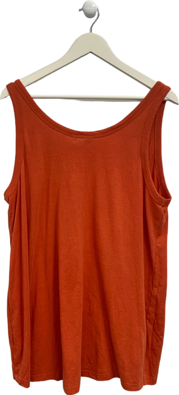 Yours Orange Sleeveless Top UK 22-24