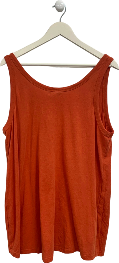 Yours Orange Sleeveless Top UK 22-24