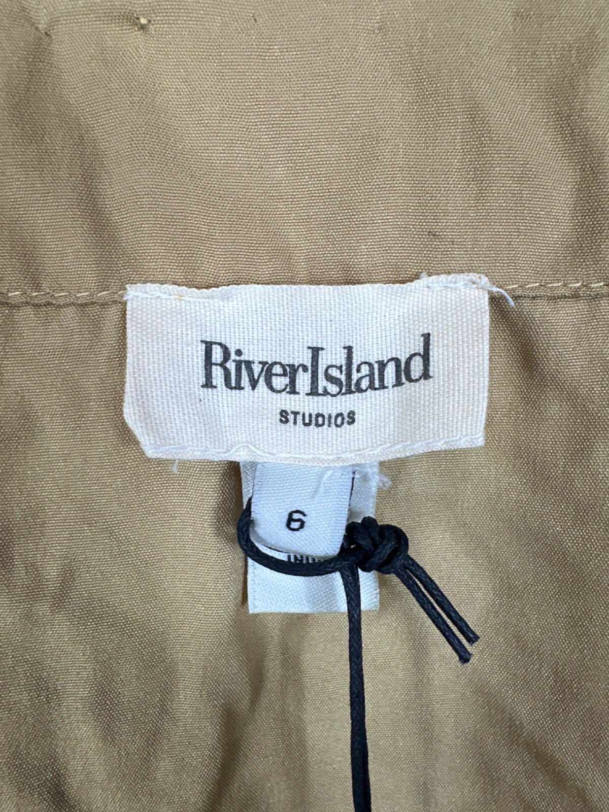 River Island Gold Festival Dress UK 6